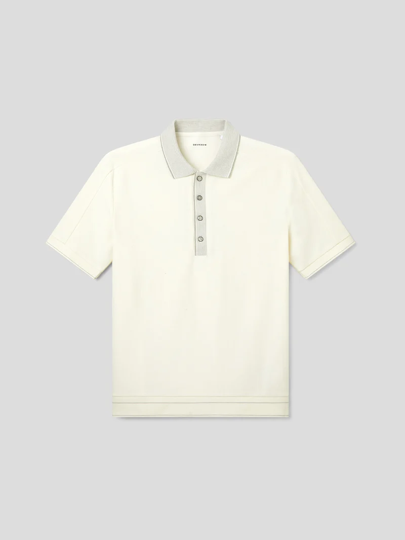 Polo col boutonné