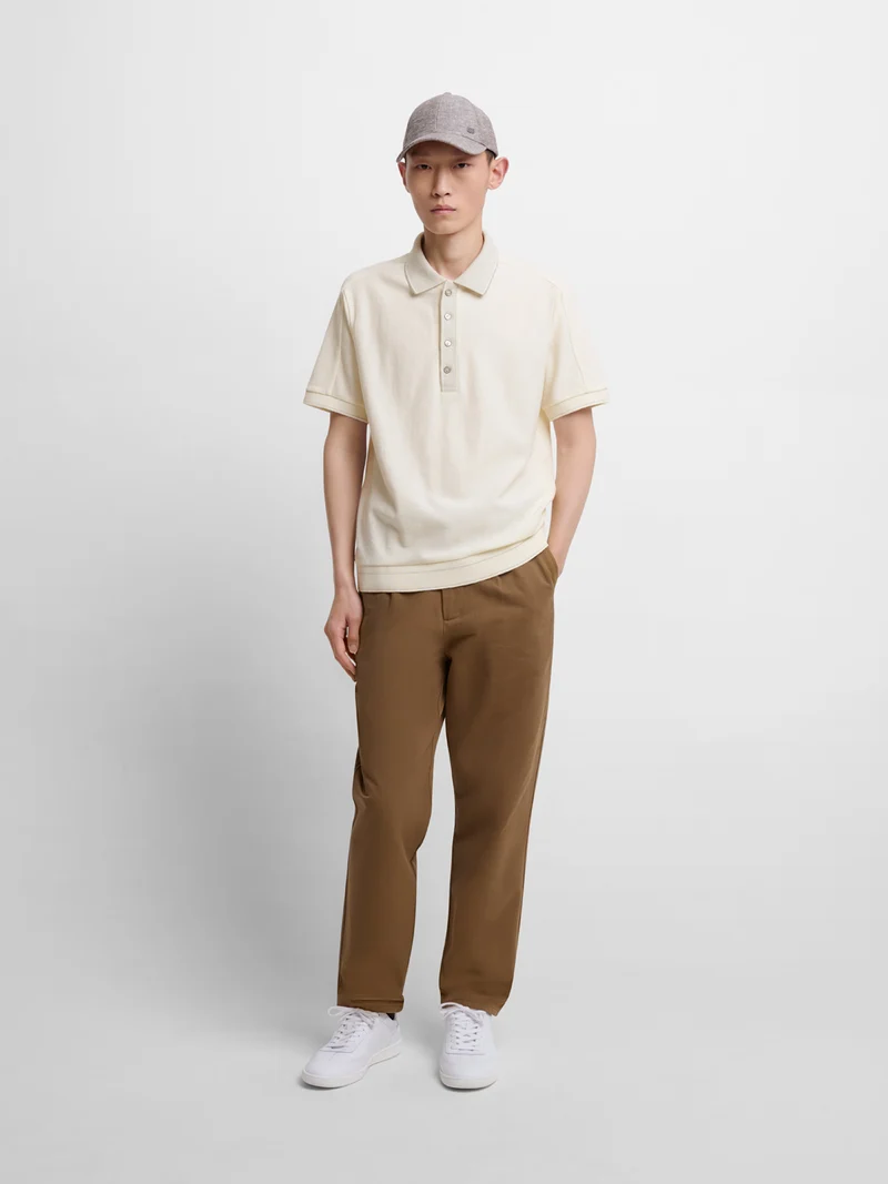 Polo col boutonné