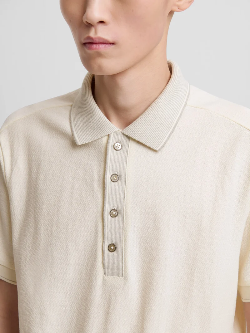 Polo col boutonné
