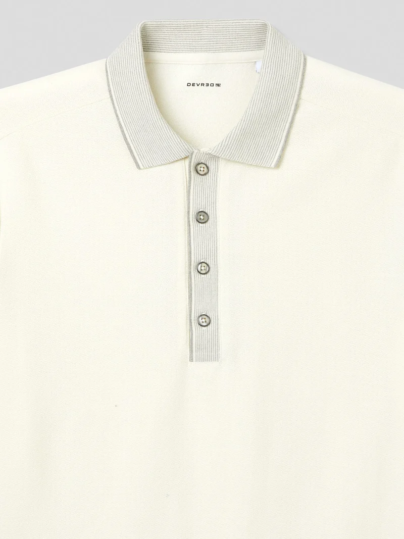 Polo col boutonné