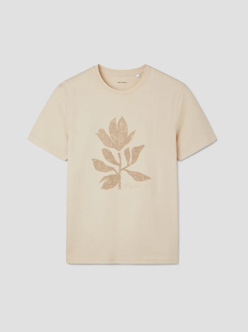 T-shirt col rond à motifs