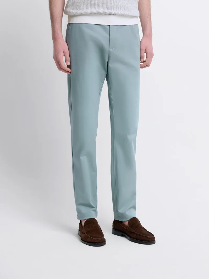 Chino en coton mélangé