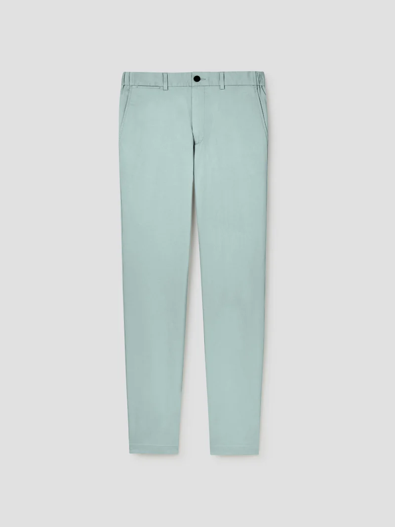 Chino en coton mélangé