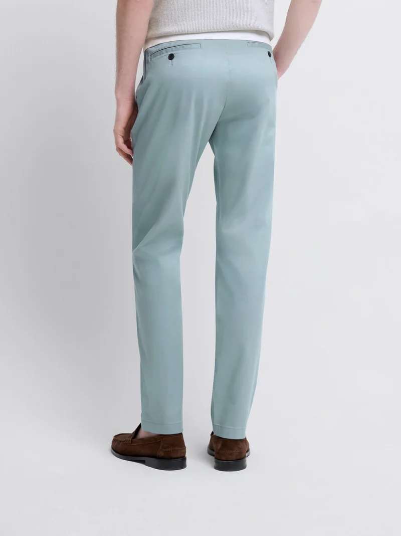 Chino en coton mélangé