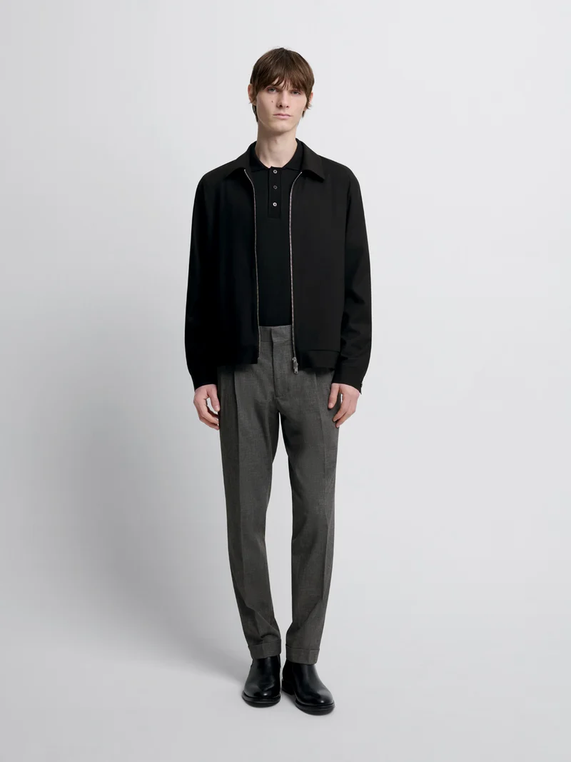 Polo regular col boutonné