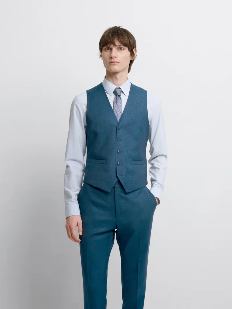 Gilet de costume en laine