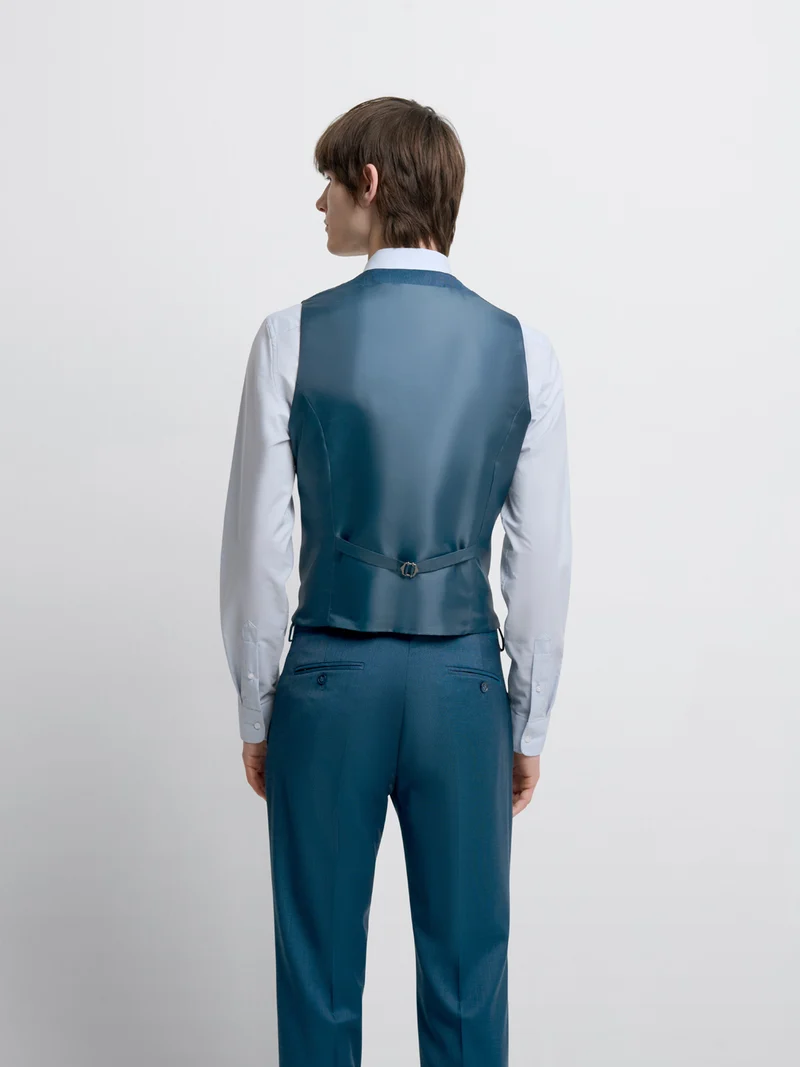 Gilet de costume en laine