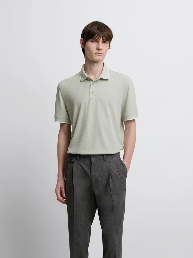 Polo col boutonné
