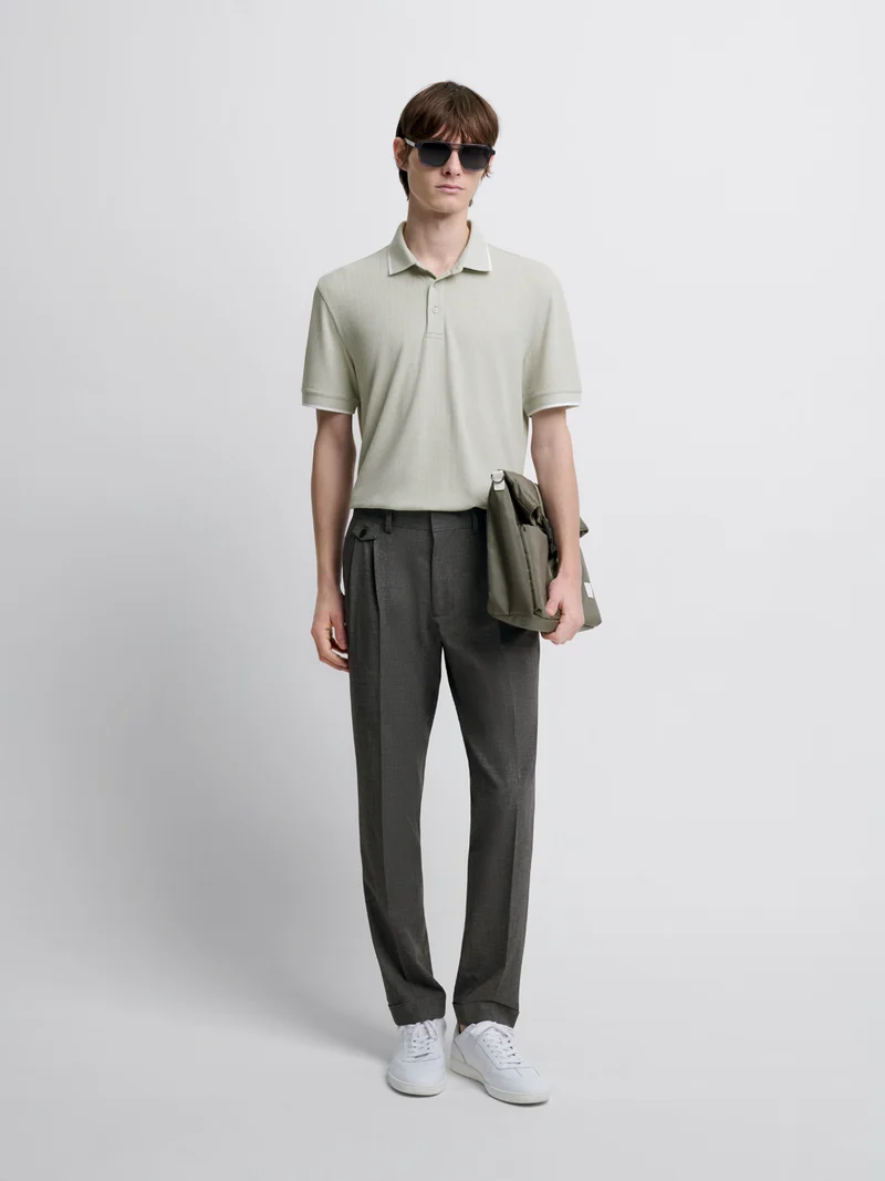 Polo col boutonné