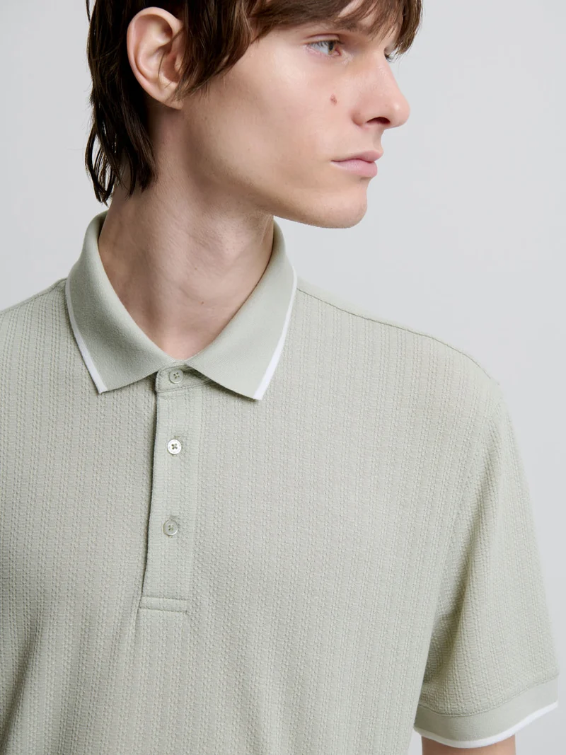 Polo col boutonné