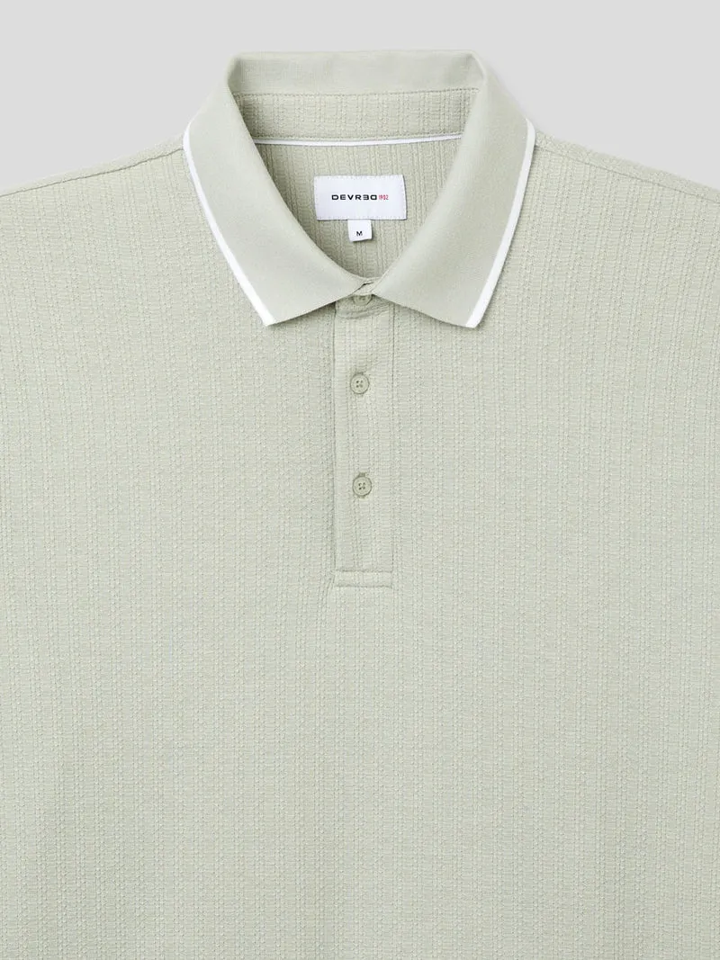 Polo col boutonné