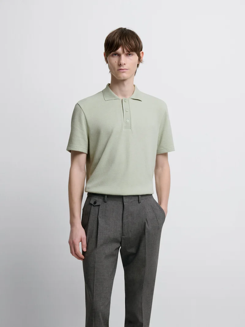 Polo col boutonné