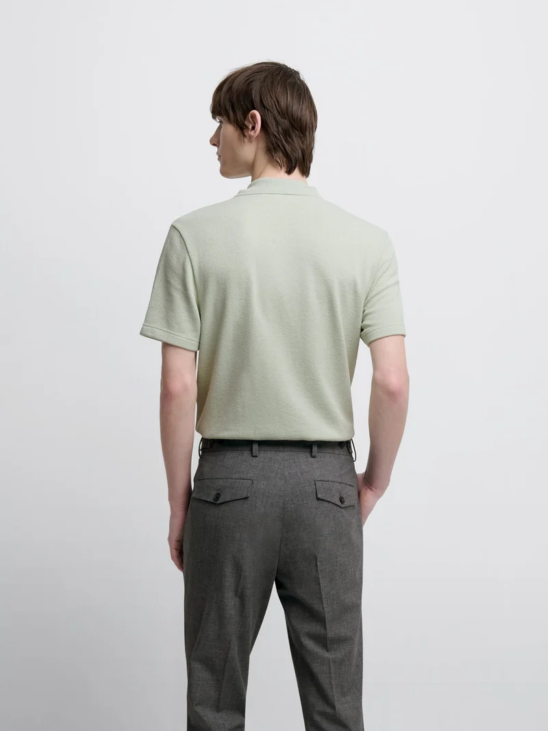 Polo col boutonné