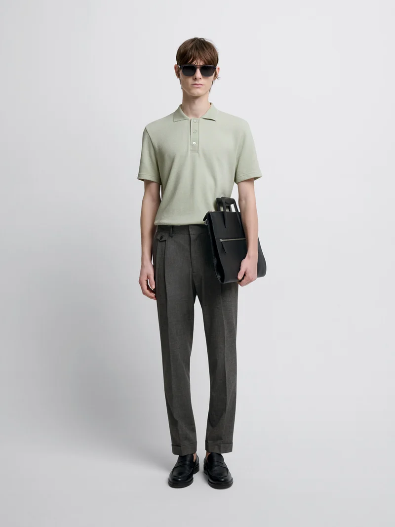 Polo col boutonné