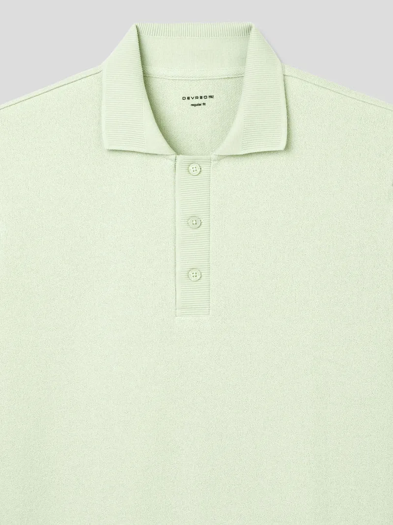 Polo col boutonné