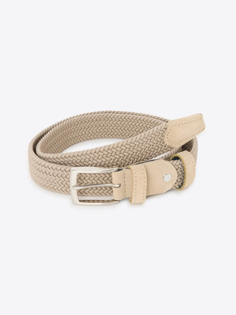 Ceinture tressée élastiquée