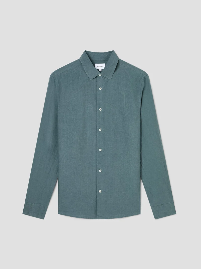 Chemise slim en lin