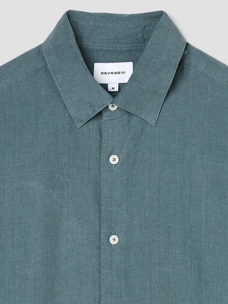 Chemise slim en lin