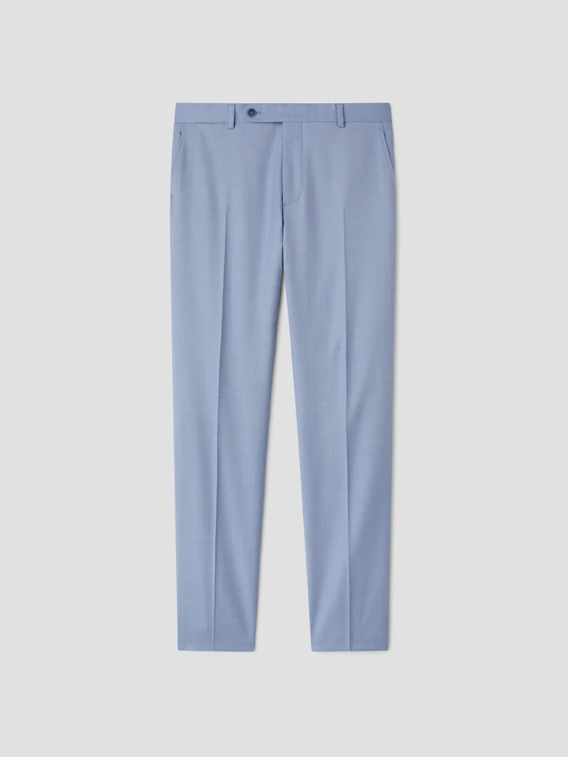 Pantalon de costume slim en laine