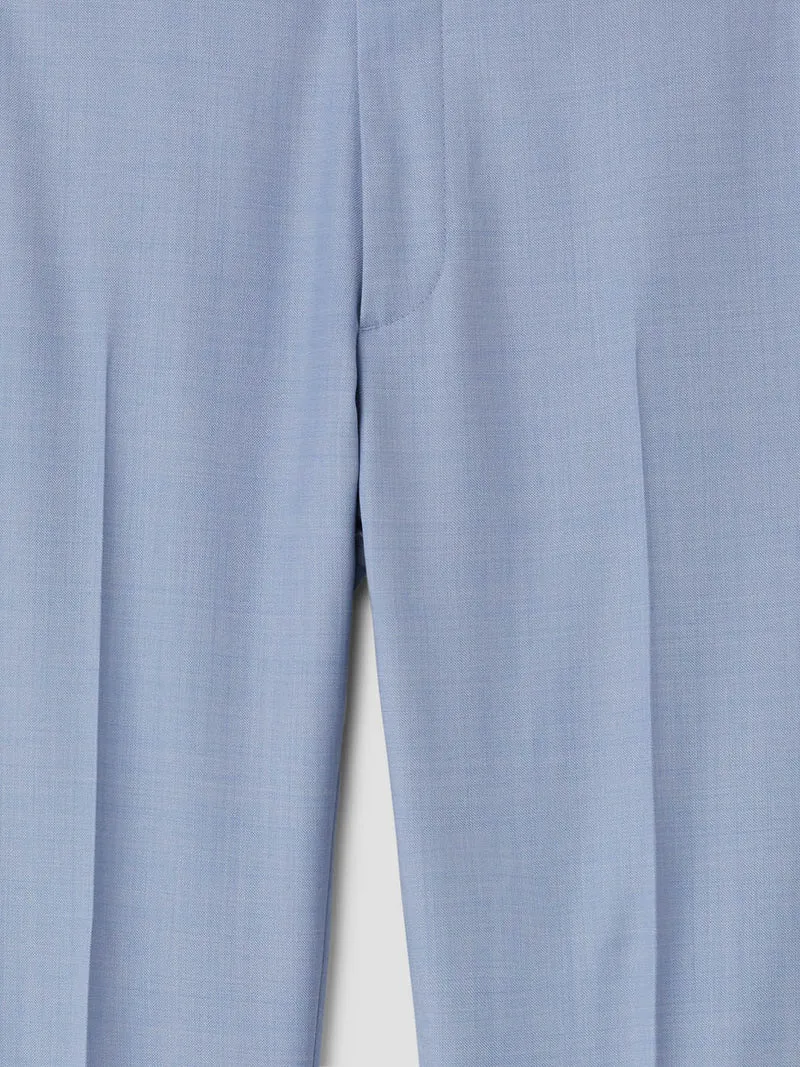 Pantalon de costume slim en laine