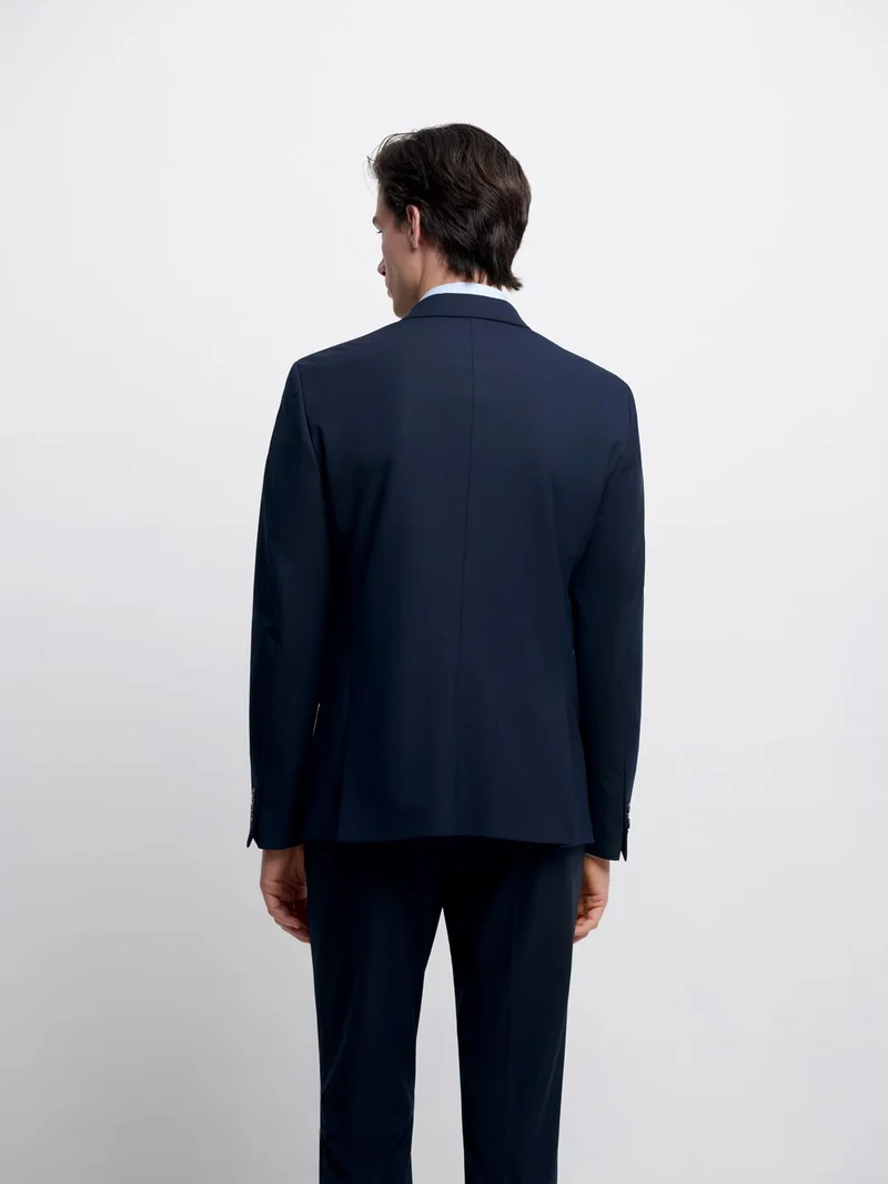 Costume 3 pièces slim bistretch bleu