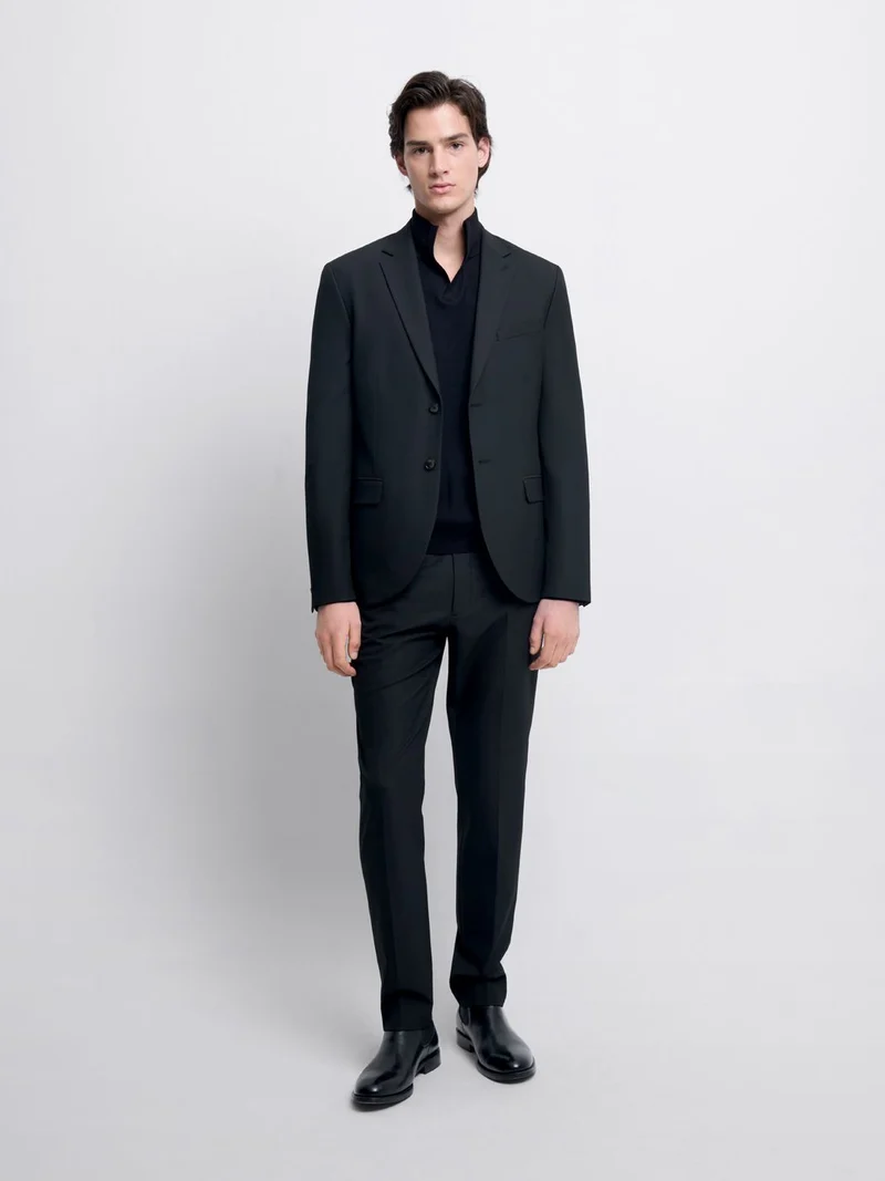 Costume 2 pièces slim bistretch noir