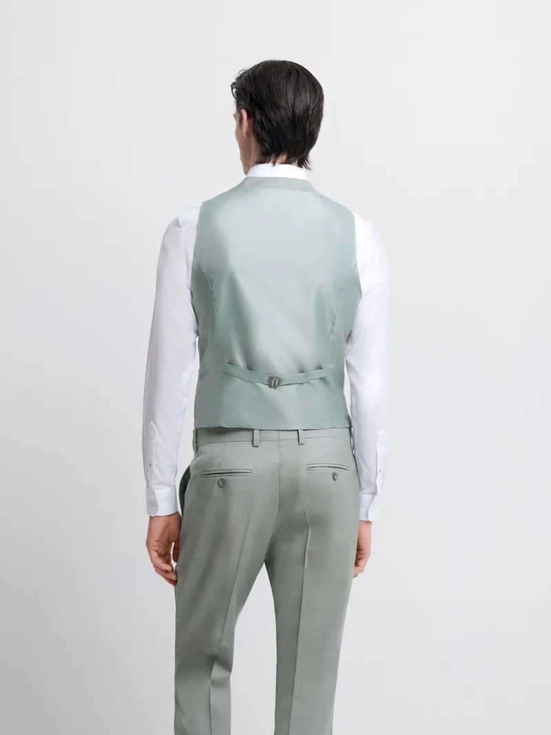 Gilet de costume en laine