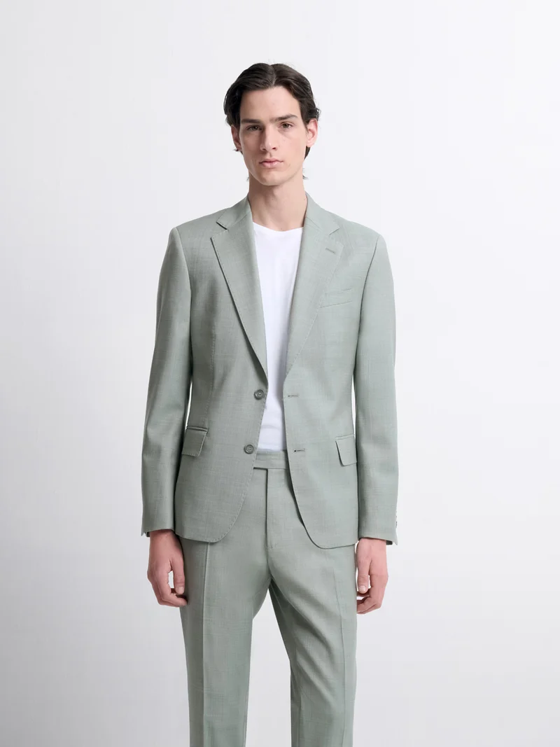 Veste de costume slim en laine