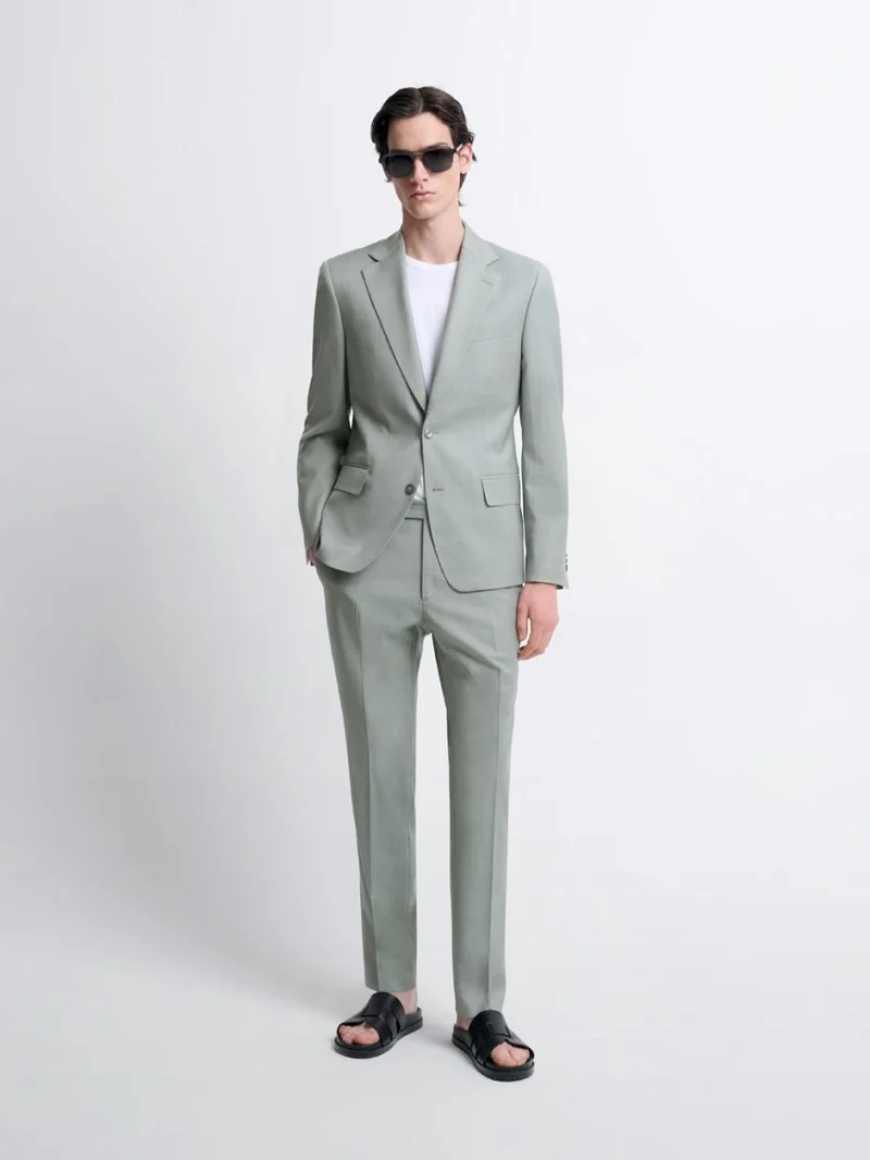 Veste de costume slim en laine