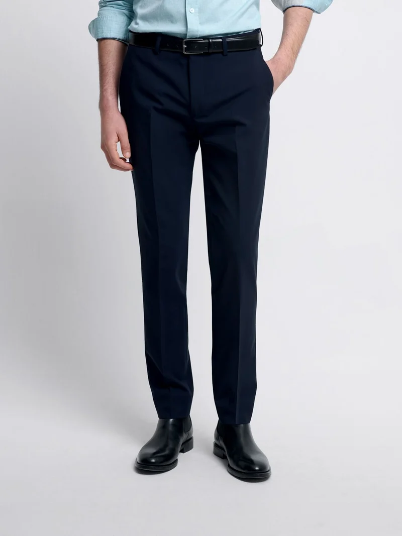 Costume 3 pièces extraslim en laine bleu