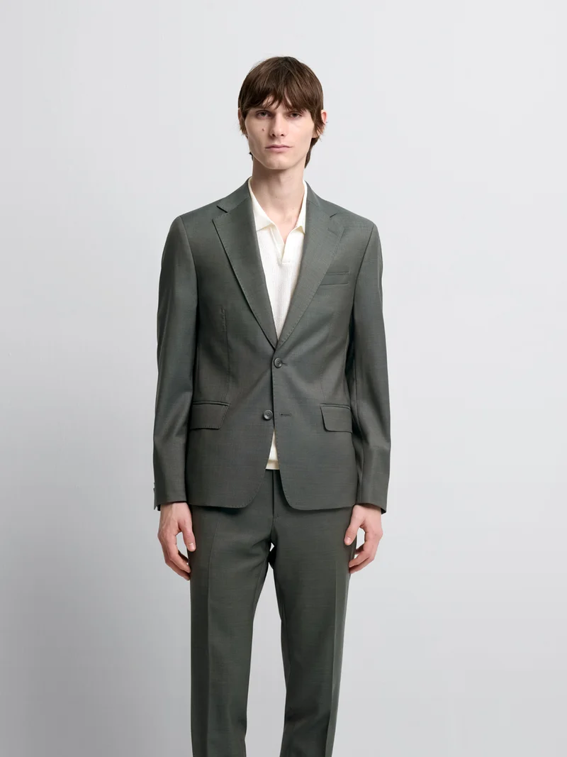 Veste de costume slim en laine