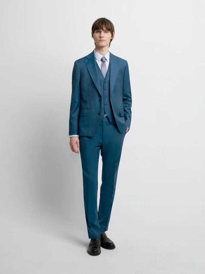 Veste de costume slim en laine
