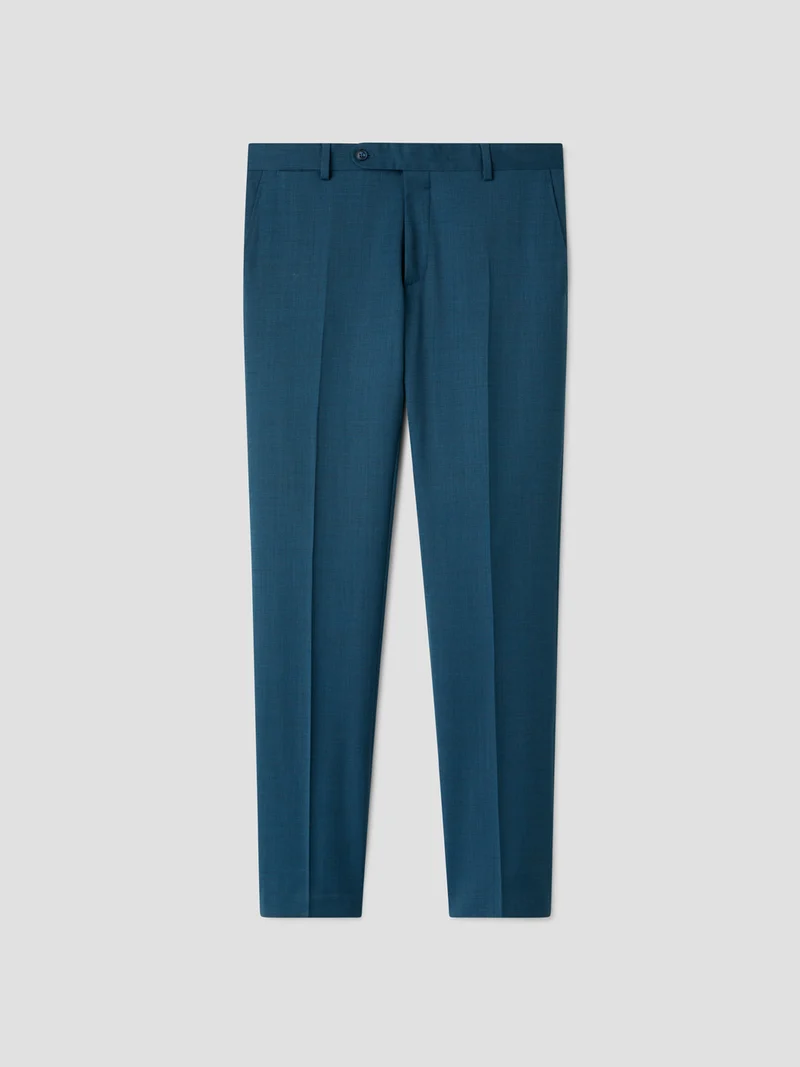 Pantalon de costume slim en laine