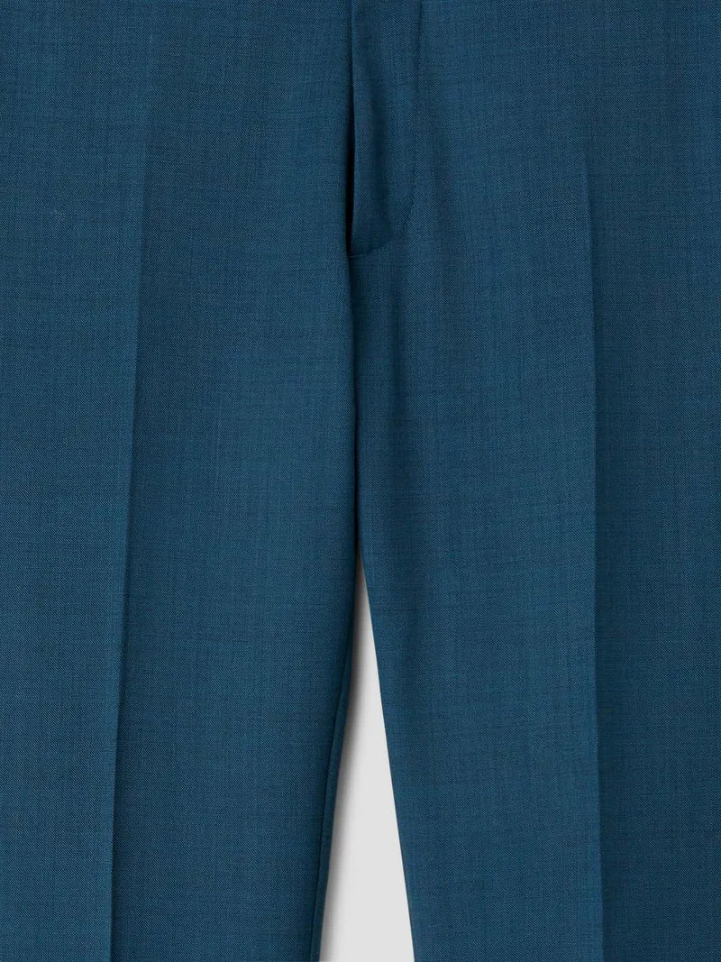 Pantalon de costume slim en laine