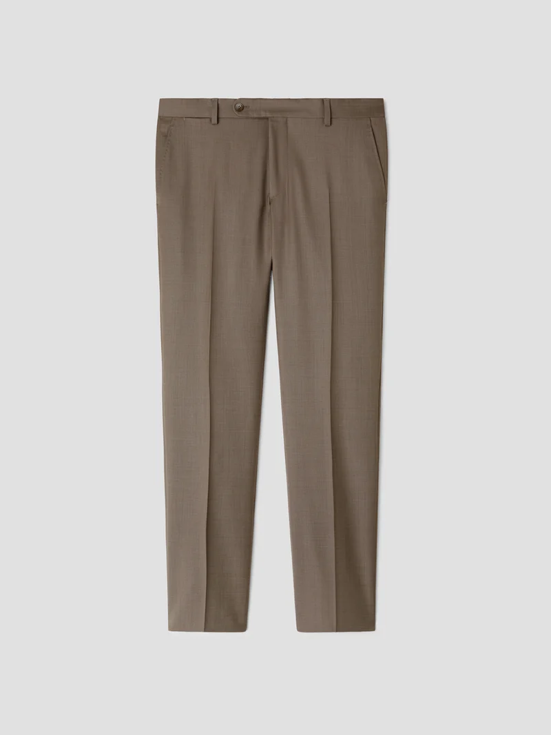 Pantalon de costume slim en laine
