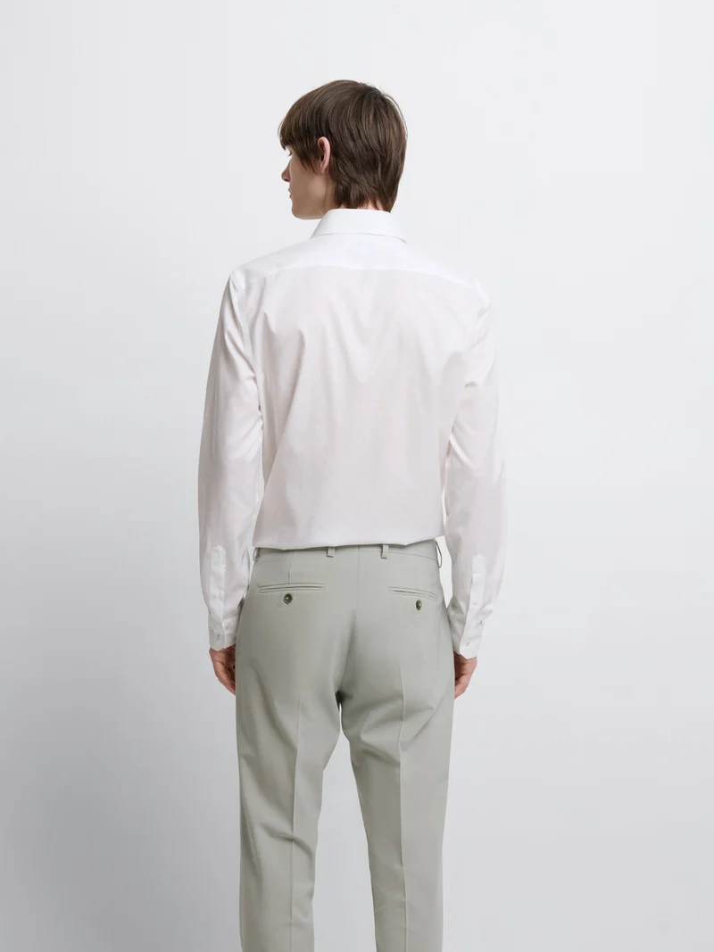 Chemise slim fleurie