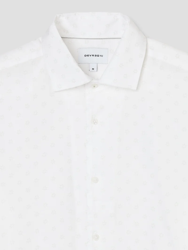 Chemise slim fleurie