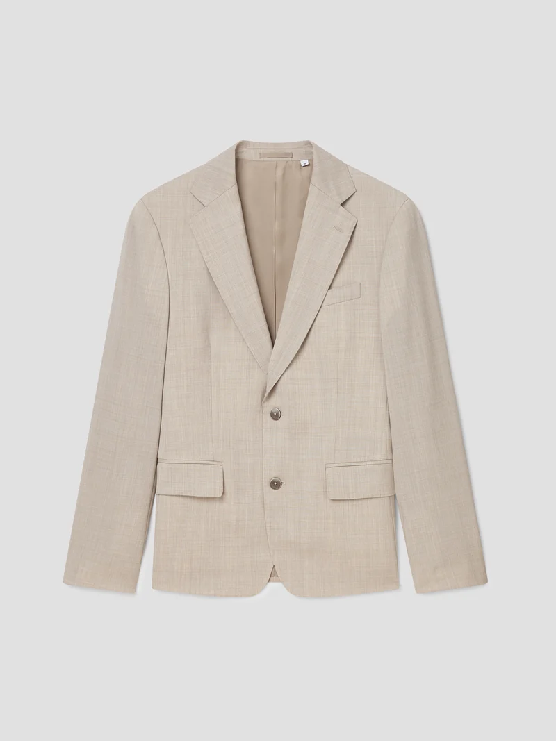 Veste de costume slim en laine mérinos