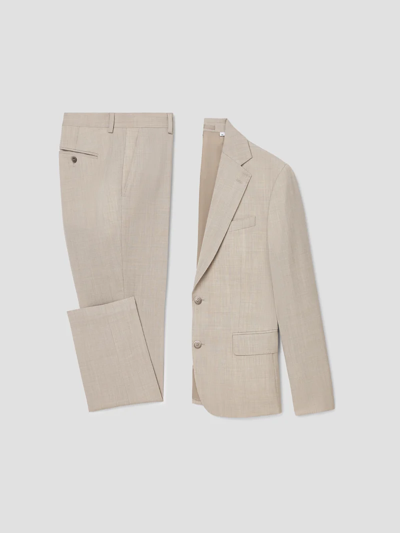 Veste de costume slim en laine mérinos