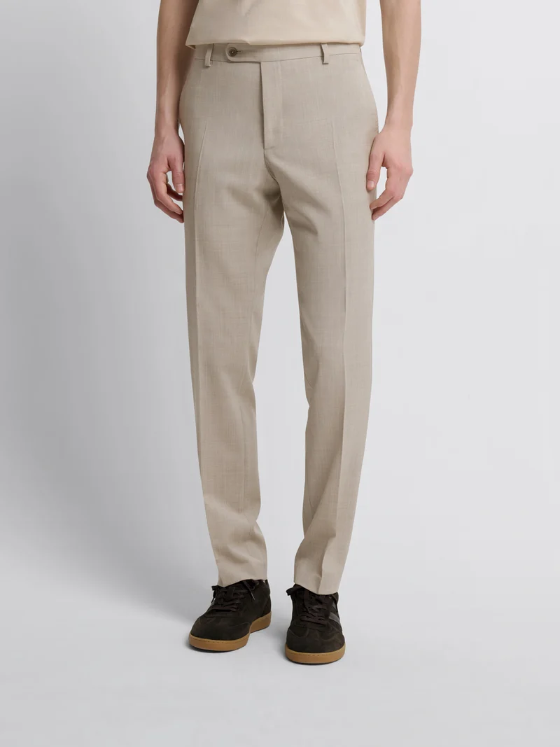 Pantalon de costume slim laine mérinos