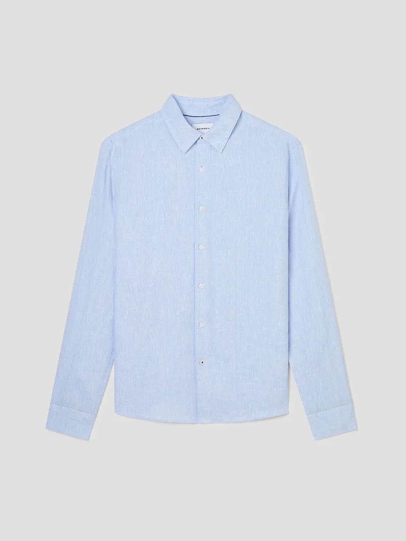 Chemise slim en lin