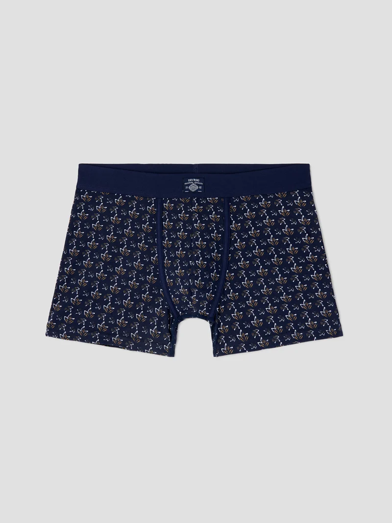 Boxer en coton à motif