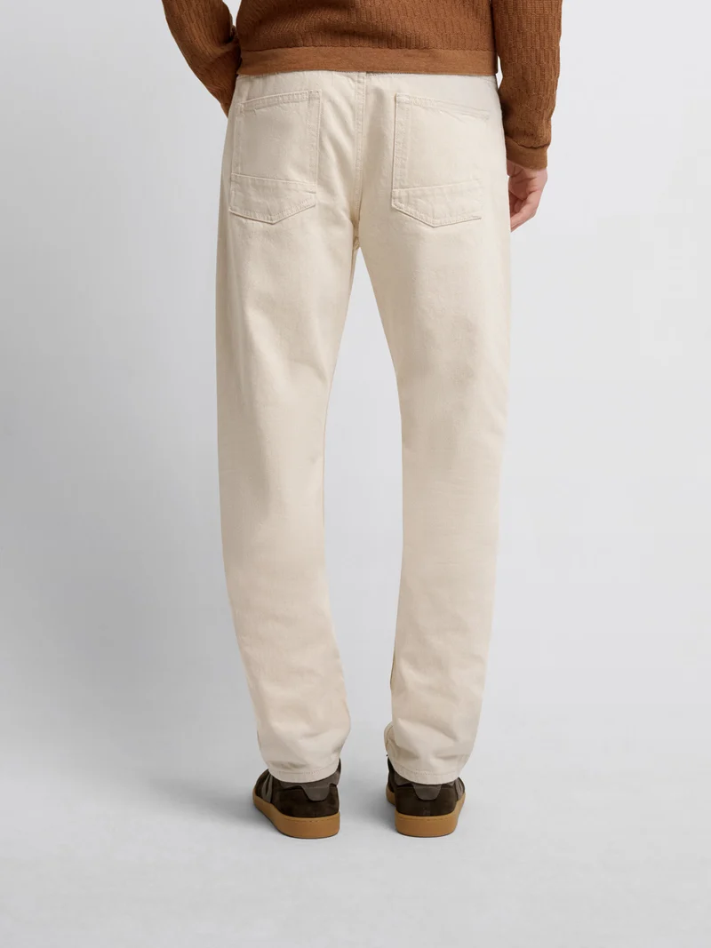 Jean couleur regular en coton