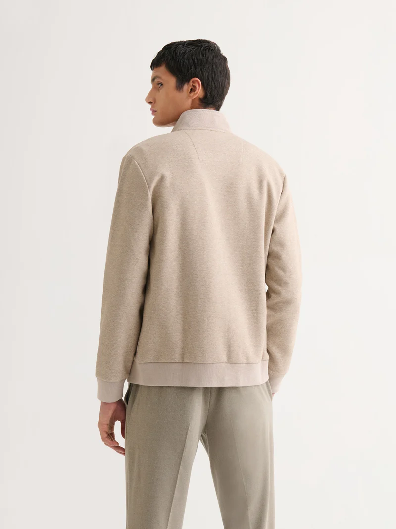 Veste légère zippé chiné