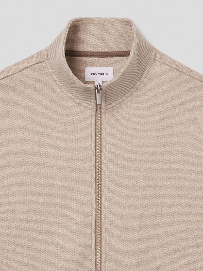Veste légère zippé chiné