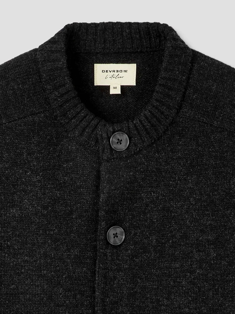 Cardigan boutonné col rond - L'atelier