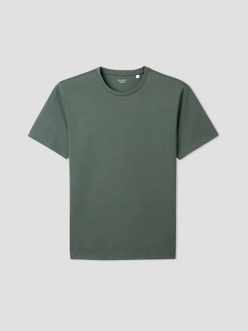 T-shirt col rond en coton Supima®