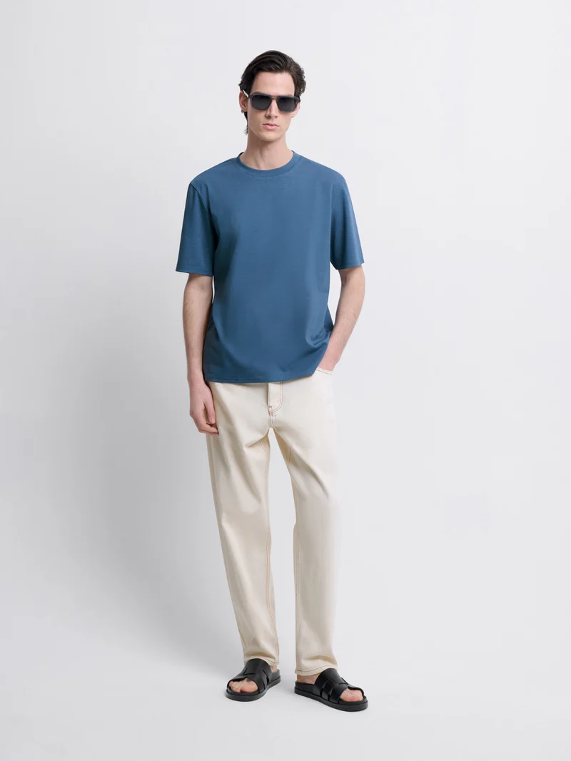 T-shirt col rond regular