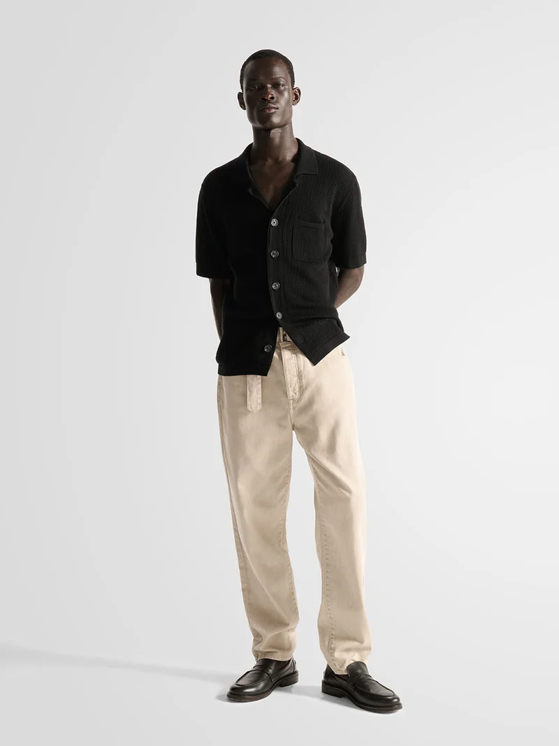 Chemise en maille ajourée - L'atelier