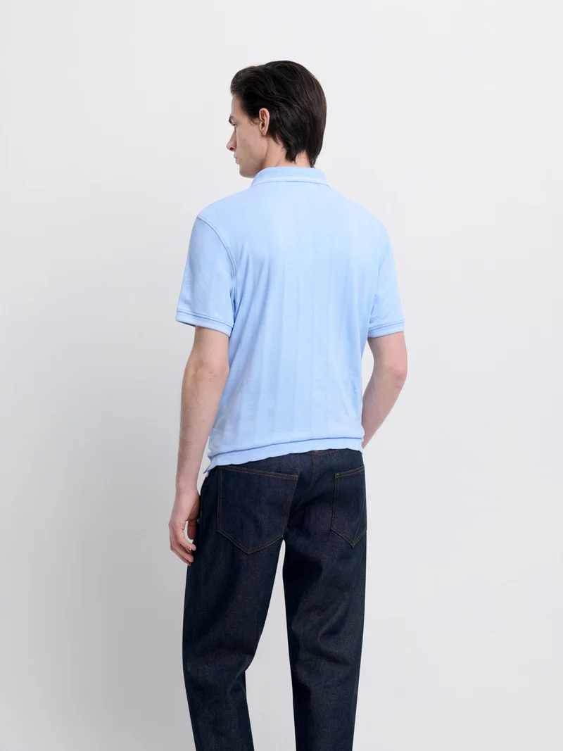 Polo col boutonné